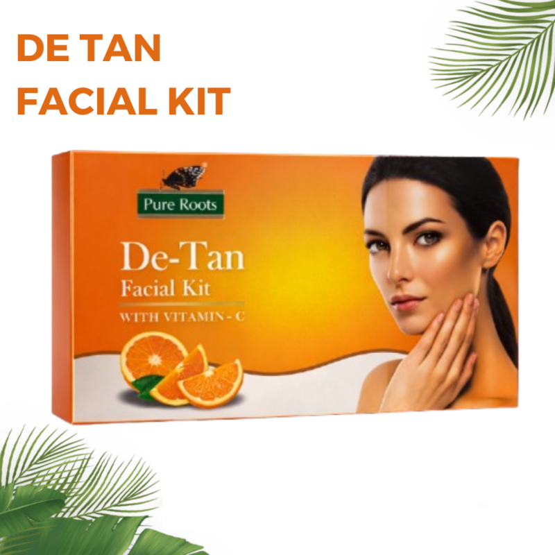 Pure Roots De Tan Facial Kit