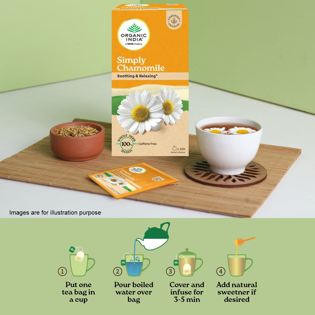 Organic India Simply Chamomile 25 Teabag