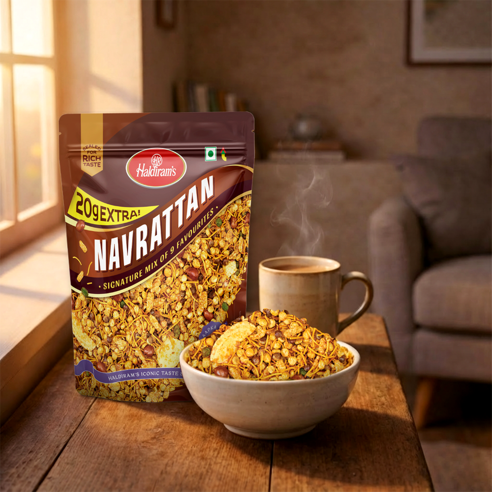 Haldiram's Navratan Mixture Namkeen 400gm