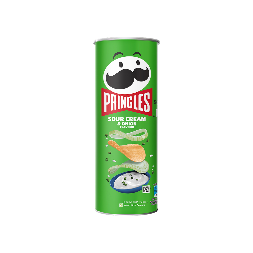 Pringles Sour Cream & Onion Potato Chips