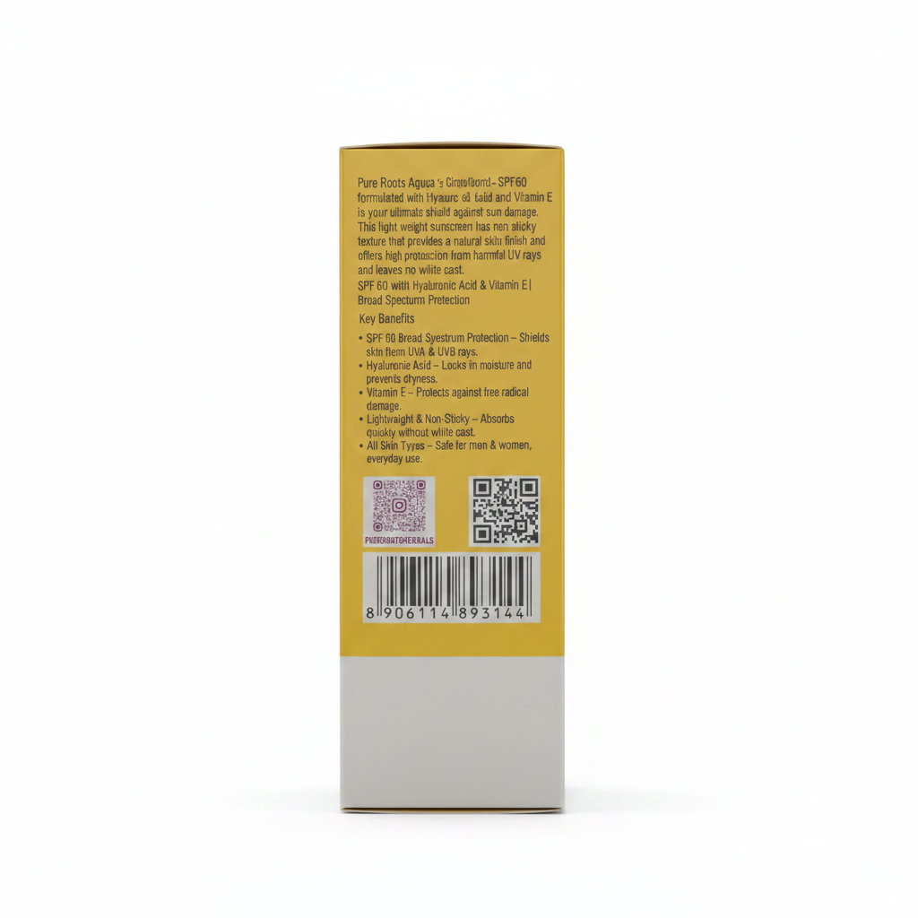 Pure Roots Sun Guard SPF 60 PA++ Sunscreen Lotion