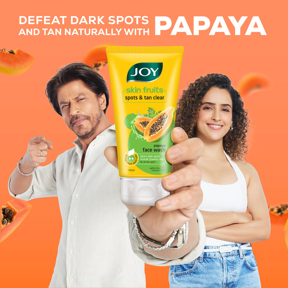 Joy Skin Fruits Spots & Tan Clear Papaya Face Wash 150ml