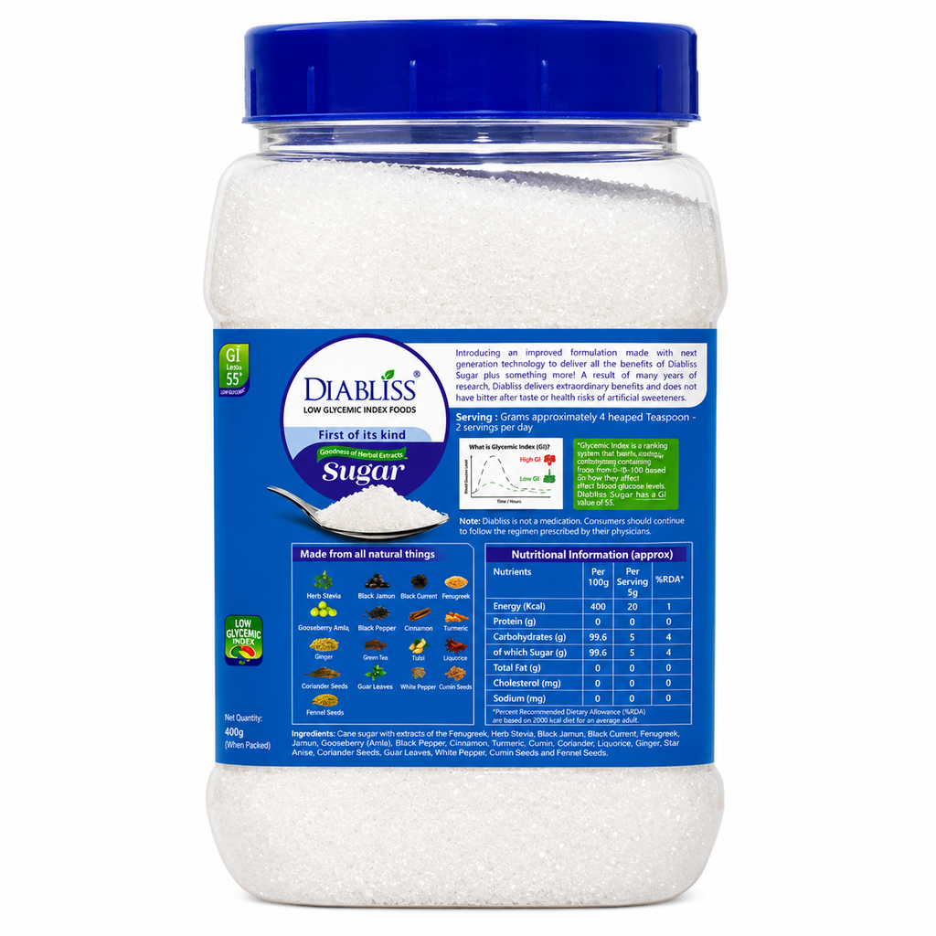 Diabliss Low Glycemic Index (GI) Sugar