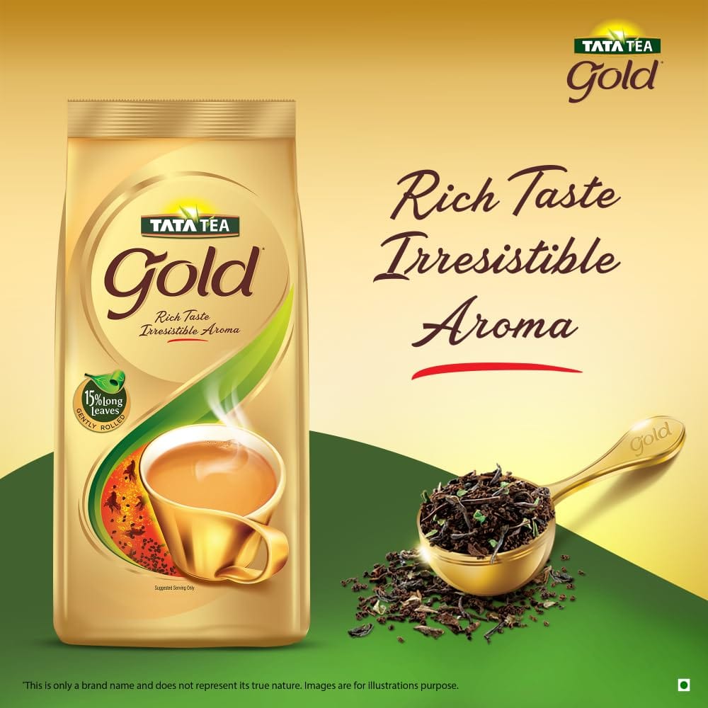 Tata Gold | Gently Rolled | Aromatic Long Leaves | Assam CTC leaves | Premium Quality |
