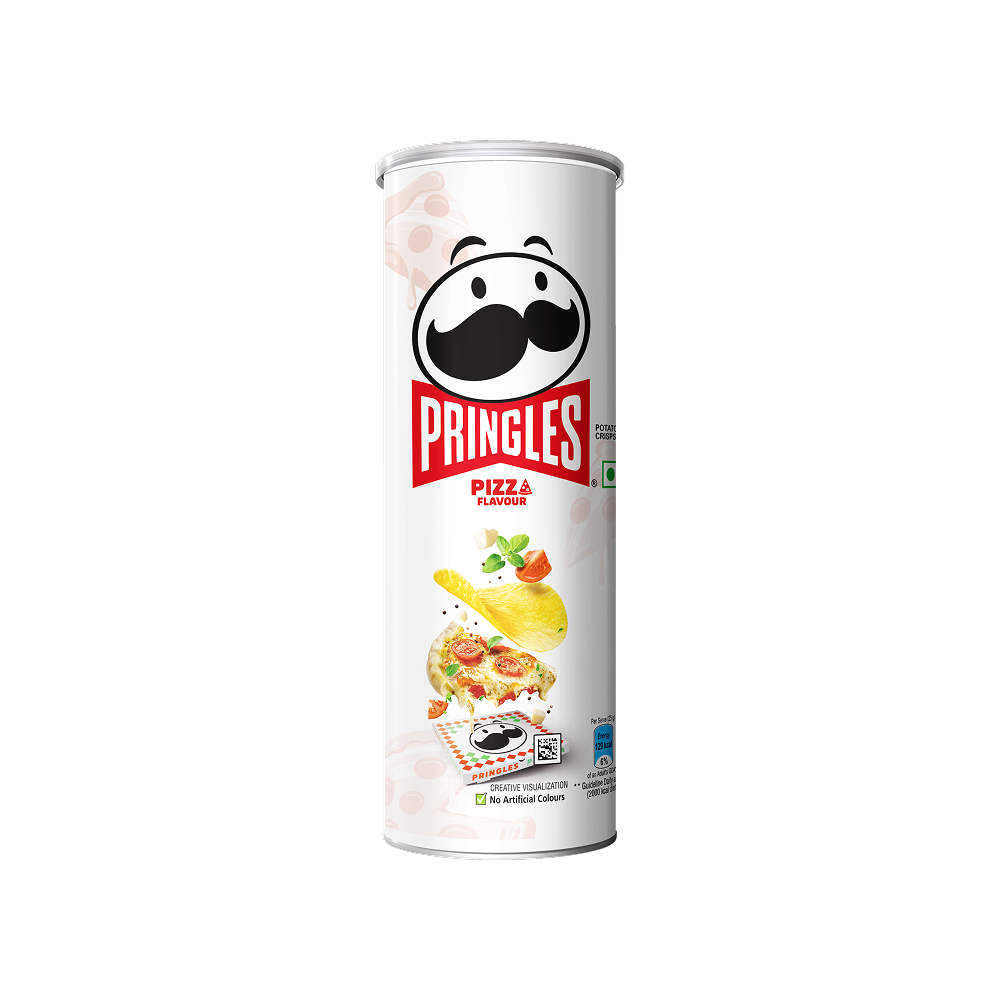Pringles Pizza Flavour Potato Chips - Crispy Snack