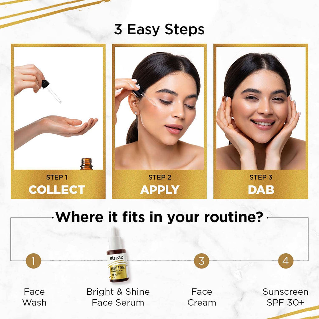 Streax Bright & Shine Face Serum
