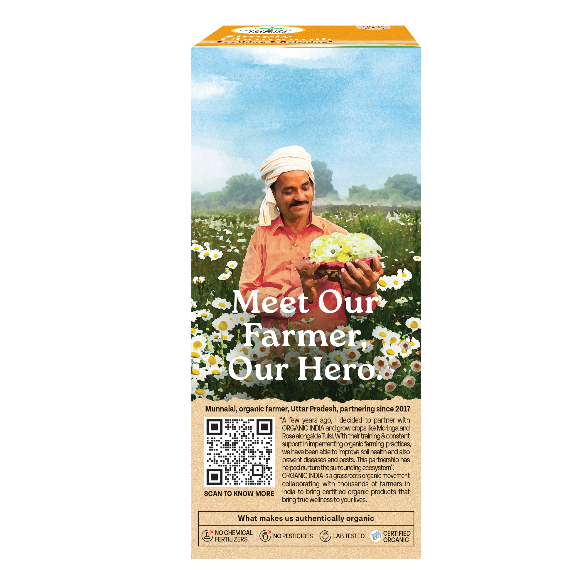 Organic India Simply Chamomile 25 Teabag