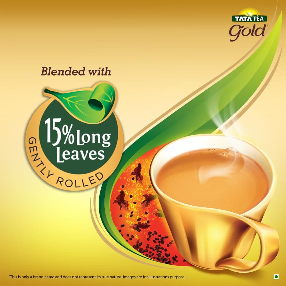 Tata Gold | Gently Rolled | Aromatic Long Leaves | Assam CTC leaves | Premium Quality |