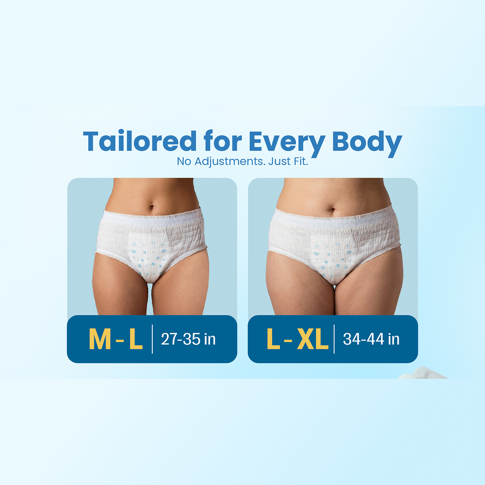 Niine Naturally Soft Disposable Period Panty (M-L)