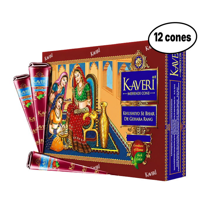 Kaveri Ready to Use Henna Cone for Smooth Mehendi