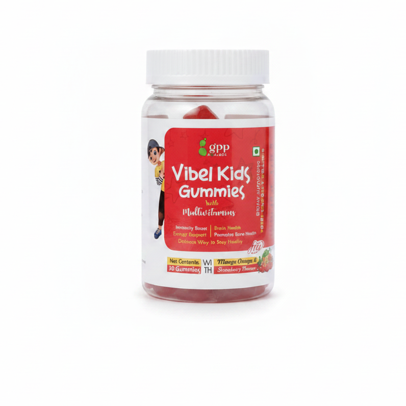 Vibel Kids Gummies - White Background